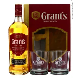 GRANTS WITH GLASS 750ML
